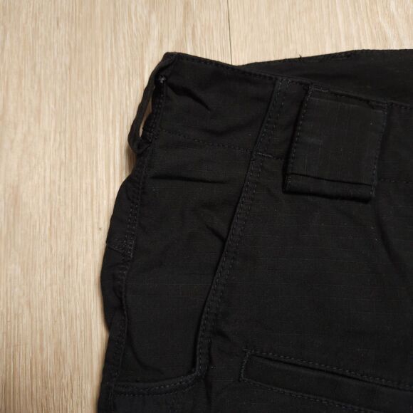 5.11 Tactical Stryke Cargo Pants Womens Size 4 Long Black Pockets Fly Zip - Picture 2 of 16